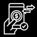 transfer money icon flat style 260nw 2681230371